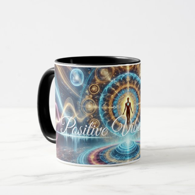 Taza Vibraciones Positivas Sólo (Anverso izquierdo)