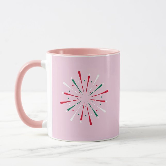 Taza Vibrant Celebration Confetti, Fireworks  (Izquierda)