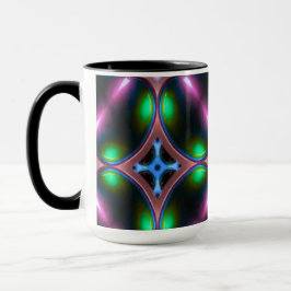 Taza Vibrant Modern Geometric Abstract