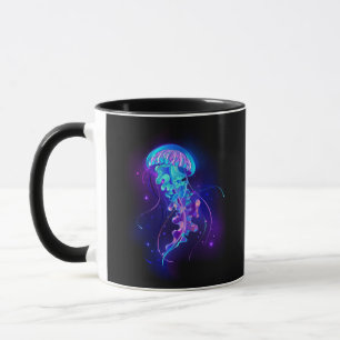 Taza Vibrante color Glustre medusas