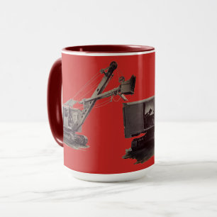 Taza Vibrante Northwest Crane Heavy Equipment Shovel