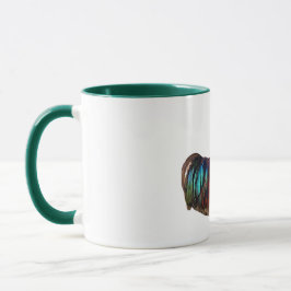 Taza Vibrante Rooster Mug - Colorida granja Arte fresco