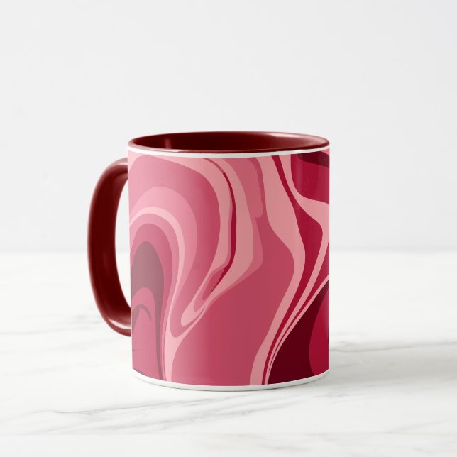 Taza Vibrantes nalgas rosas de pasión (Anverso izquierdo)