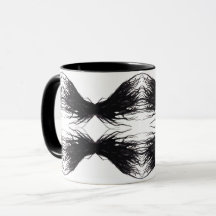 Vicios Abstracto Alas Negras Arte de Tinta Alcohól
