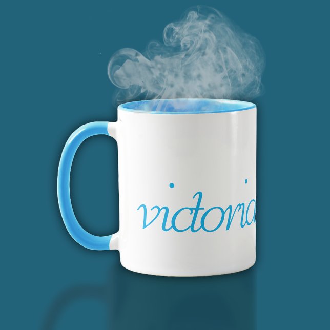 Taza Victoria azul (Subido por el creador)