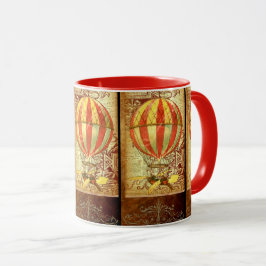 Taza Victoria en globo aerostático