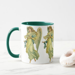 Taza Victorian Christmas Angel, Gloria in Excelsis Deo