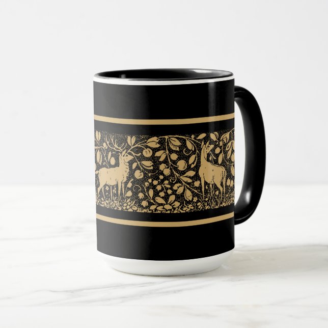 Taza Victorian Era Deer Foliage Frieze (Anverso derecho)