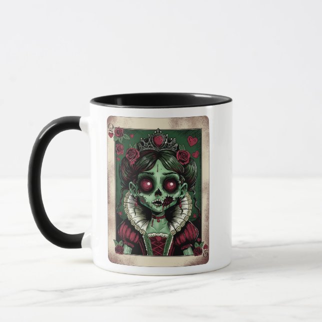 Taza Victorian Zombie Queen of Hearts (Izquierda)