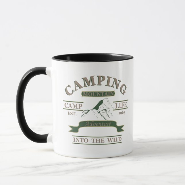 Taza Vida de camping al aire libre (Izquierda)