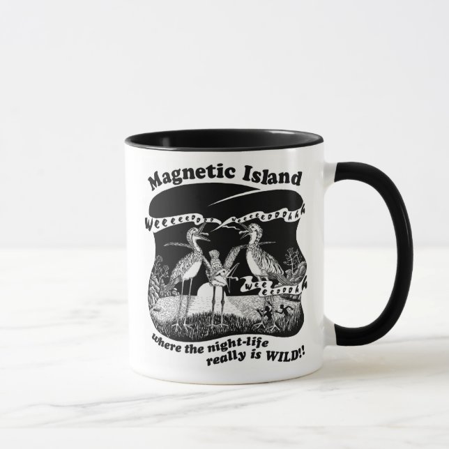 Taza Vida de noche magnética de la isla (Derecha)