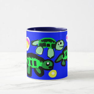 Taza vida de tortugas marinas