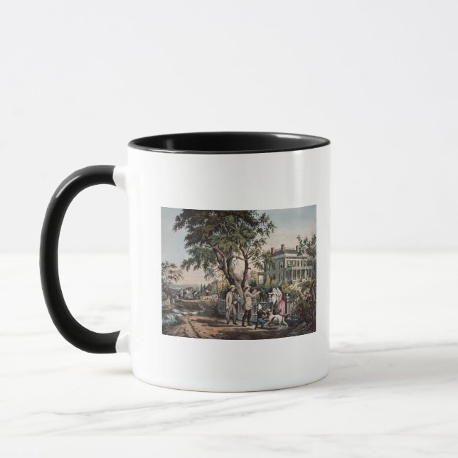 Taza Vida en el campo americana - tarde de octubre, (Izquierda)
