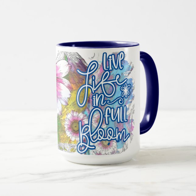 Taza Vida En Pleno Bloom (Anverso derecho)