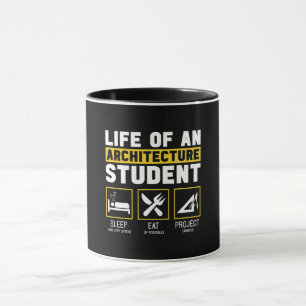 Taza Vida En Un Arquitecto Estudiantil De Arquitectura 
