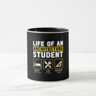 Taza Vida En Un Arquitecto Estudiantil De Arquitectura 