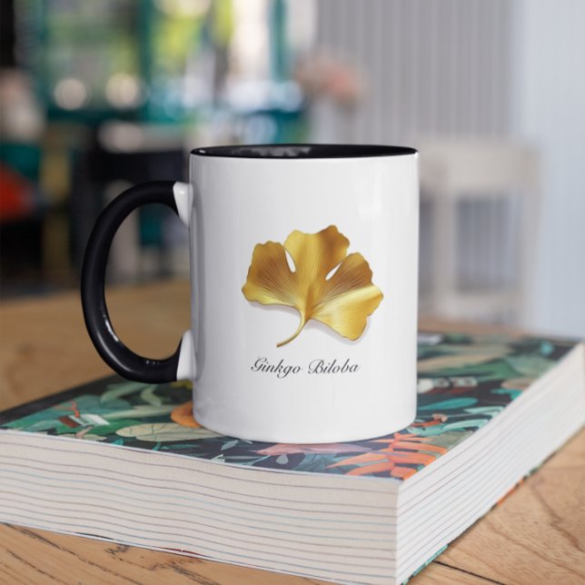 Taza Vida herbal: personalizable Golden Ginkgo Biloba (Subido por el creador)