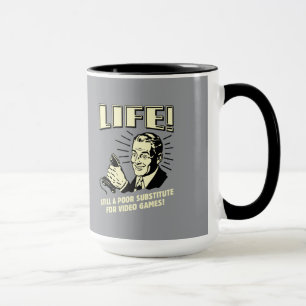 Taza Vida: Pobre Sustitución Para Videojuegos