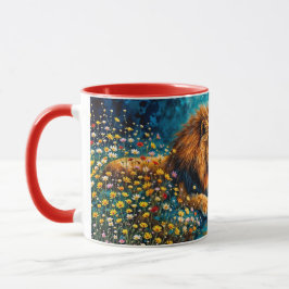 Taza Vida salvaje León Fantasma arte romántico