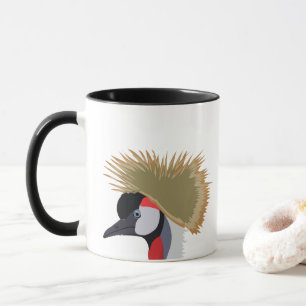 Taza Vida silvestre de pájaro de raza negra