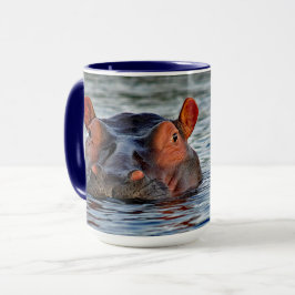 Taza Vida silvestre Hippo Water Photo