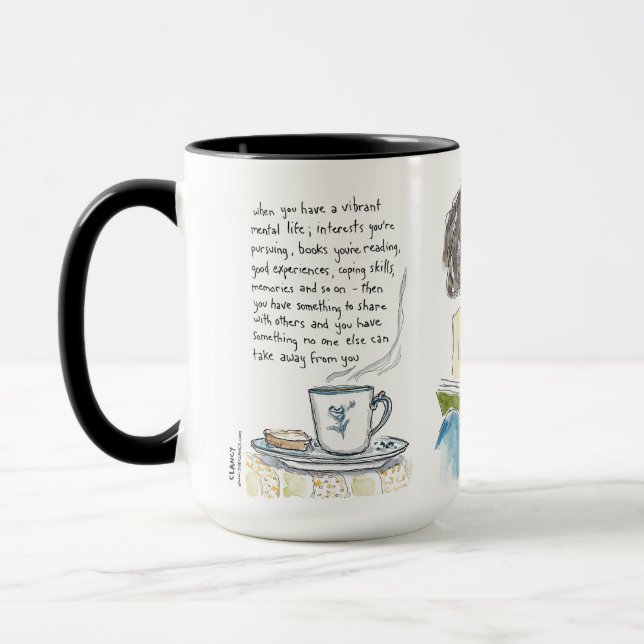 Taza Vida vibrante  (Izquierda)
