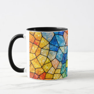 Taza Vidrio de colores