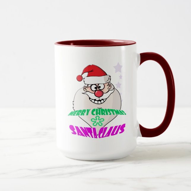 Taza Vidrio de Santa Clause (Derecha)