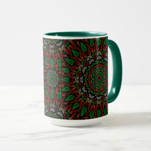 Taza Vidrio gótico con manchas de vidrio manchado