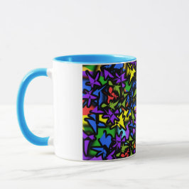 Taza vidrio manchado