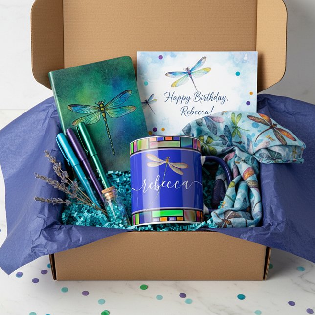 Taza Vidrio manchado y tazón de dragón (Subido por el creador)