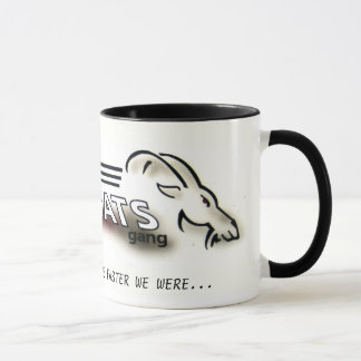 Taza vieja de la cuadrilla de las cabras