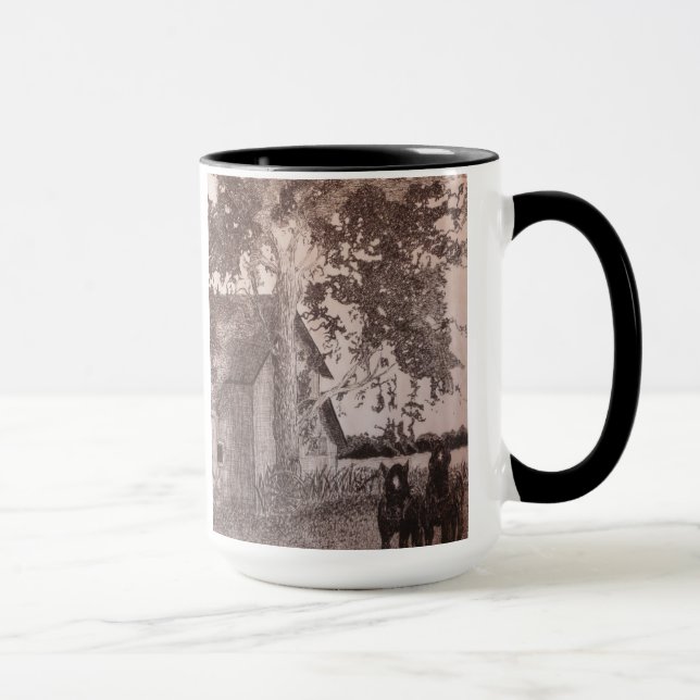 Taza vieja del granero (Derecha)