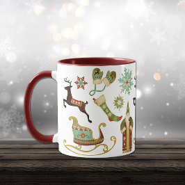 Taza Viejas imágenes de Navidades de moda