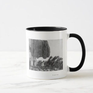 Taza "Viejo hombre" del parque cerca de la fotografía