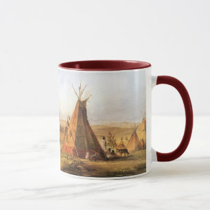 Taza Viejo Oeste Americano, Tipis en la Llanura por Bod