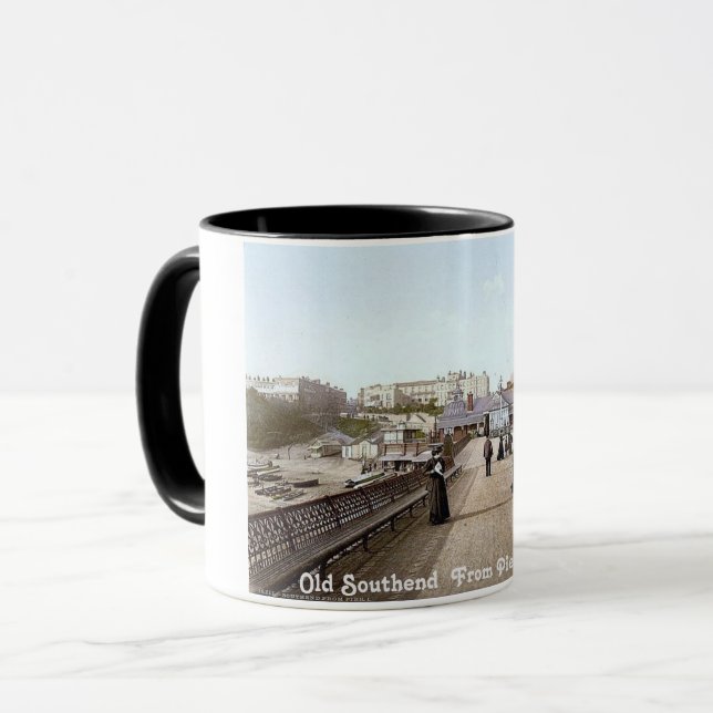 Taza Viejo viejo sur de la época desde el muelle (Anverso izquierdo)
