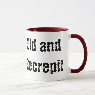 Taza Viejo y decrépito