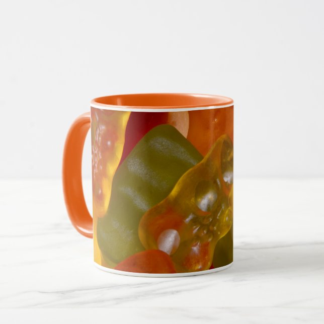 Taza Viele bunte Gummibärchen Coffee Mug (Anverso izquierdo)