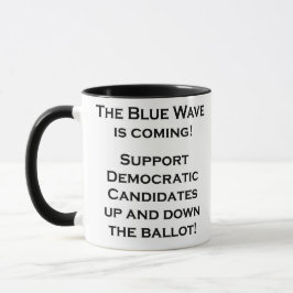 TAZA ¡VIENE LA OLA AZUL!