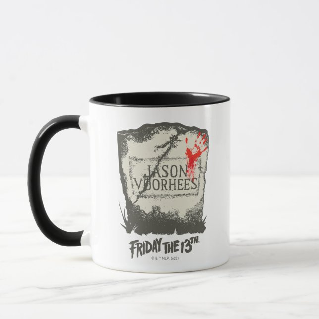 Taza Viernes 13 | Jason Voorhees Headstone (Izquierda)