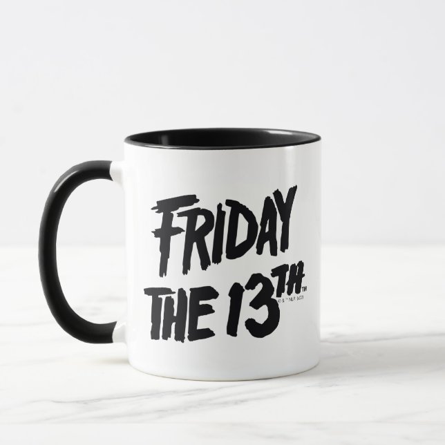 Taza Viernes 13 | Logo Pintado apilado (Izquierda)