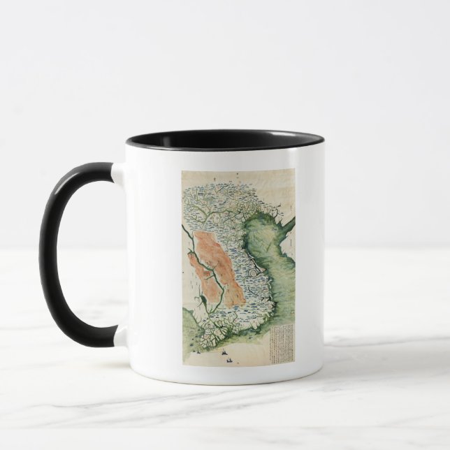 Taza Vietnam: Mapa PanorámicoVietnam (Izquierda)