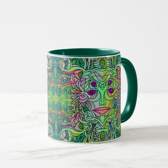 Taza Viewpoints Viriditas Mask Mug (Anverso derecho)
