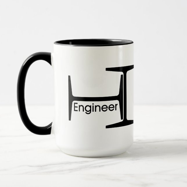 Taza Vigas de acero para ingenieros (Izquierda)