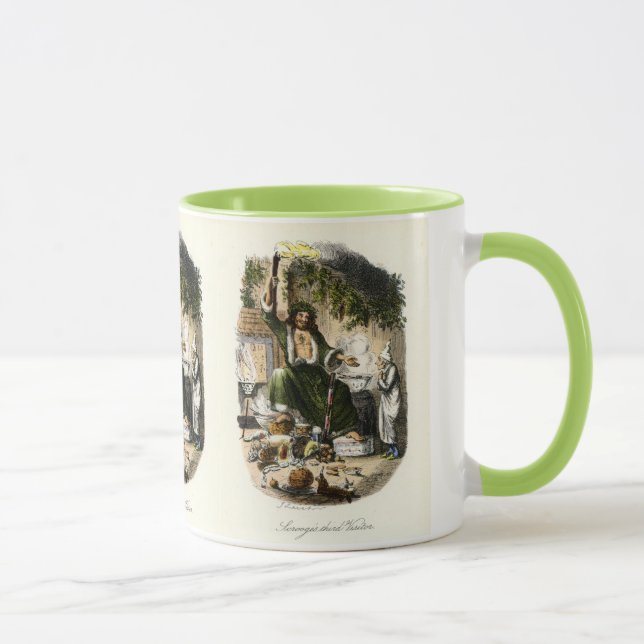 Taza Villancico del navidad - fantasma del regalo de (Derecha)