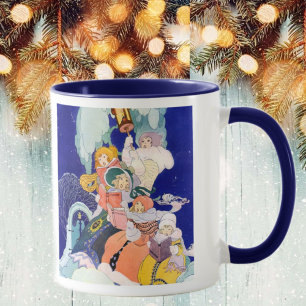 Taza Villancistas Vintage Bajo las Estrellas
