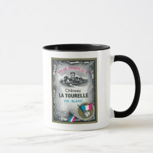 Taza Vin De Bordeaux Wine LabelEurope