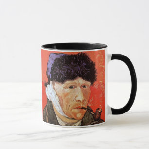 Taza Vincent Van Gogh - Autoretrato Con Oreja Envenenad