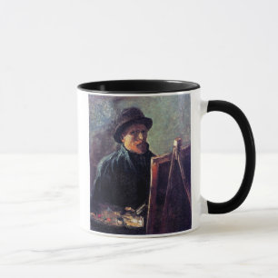 Taza Vincent Van Gogh - Autorretrato con sombrero oscur